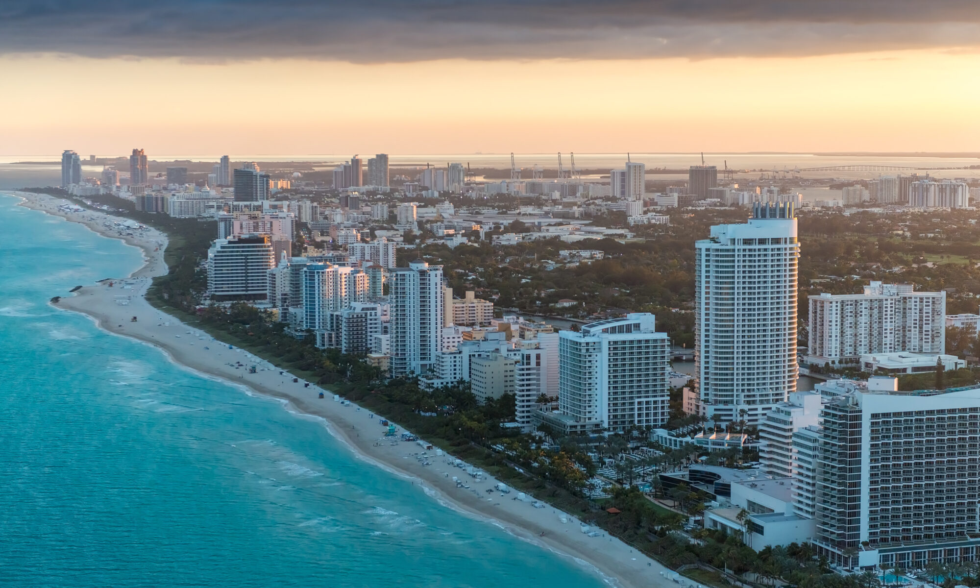 Kuvituskuvassa Miami Beach.
